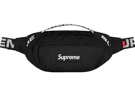 supreme waist bag ss18 authentic vs fake|supreme fanny pack black.